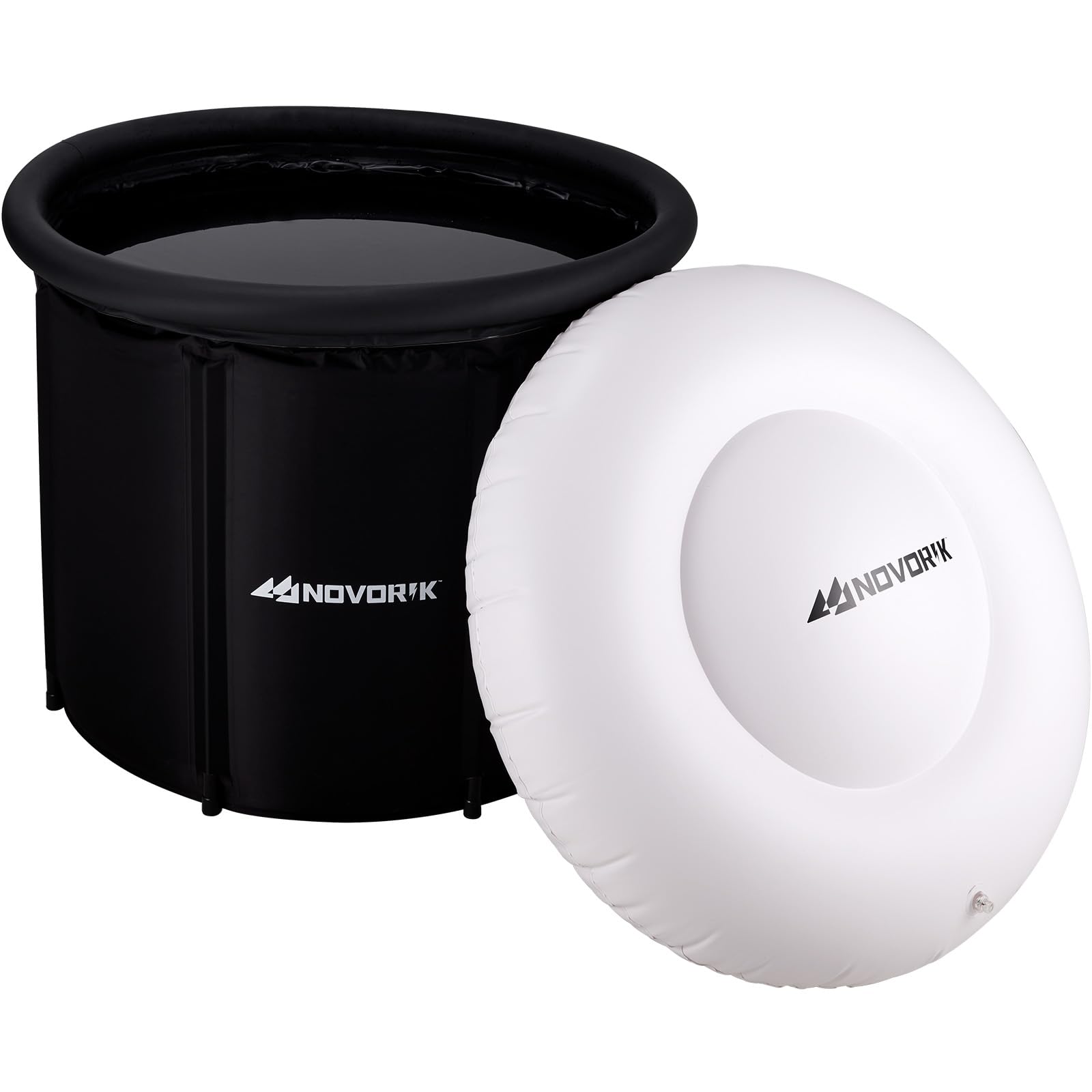 Novorik Inflatable Ice Bath Tub with Lid
