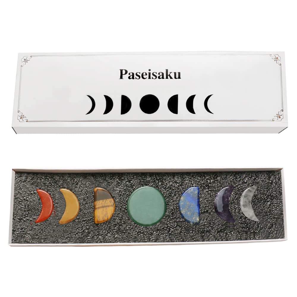 Moon Phase Chakra Healing Crystals Set