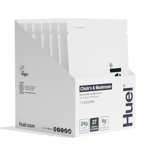 Huel Chick'n & Mushroom Nutritionally Complete Food - 7 Pouches