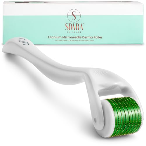 Titanium Microneedle Derma Roller by Sdara Skincare