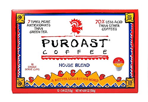 Puroast Coffee House Blend, 12 Single Serve Cups