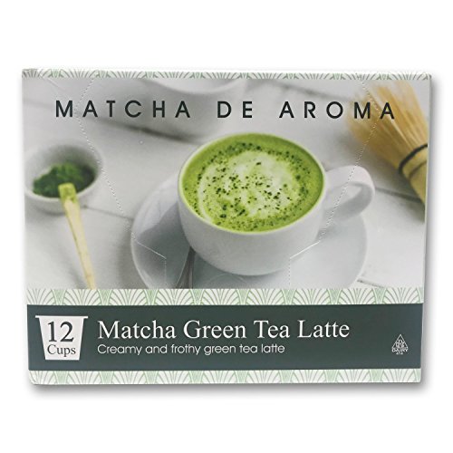 Matcha de Aroma: Green Tea Latte Pods, 12 Cups