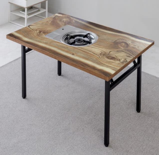 Barbecue Dining Table with Built-in Grill