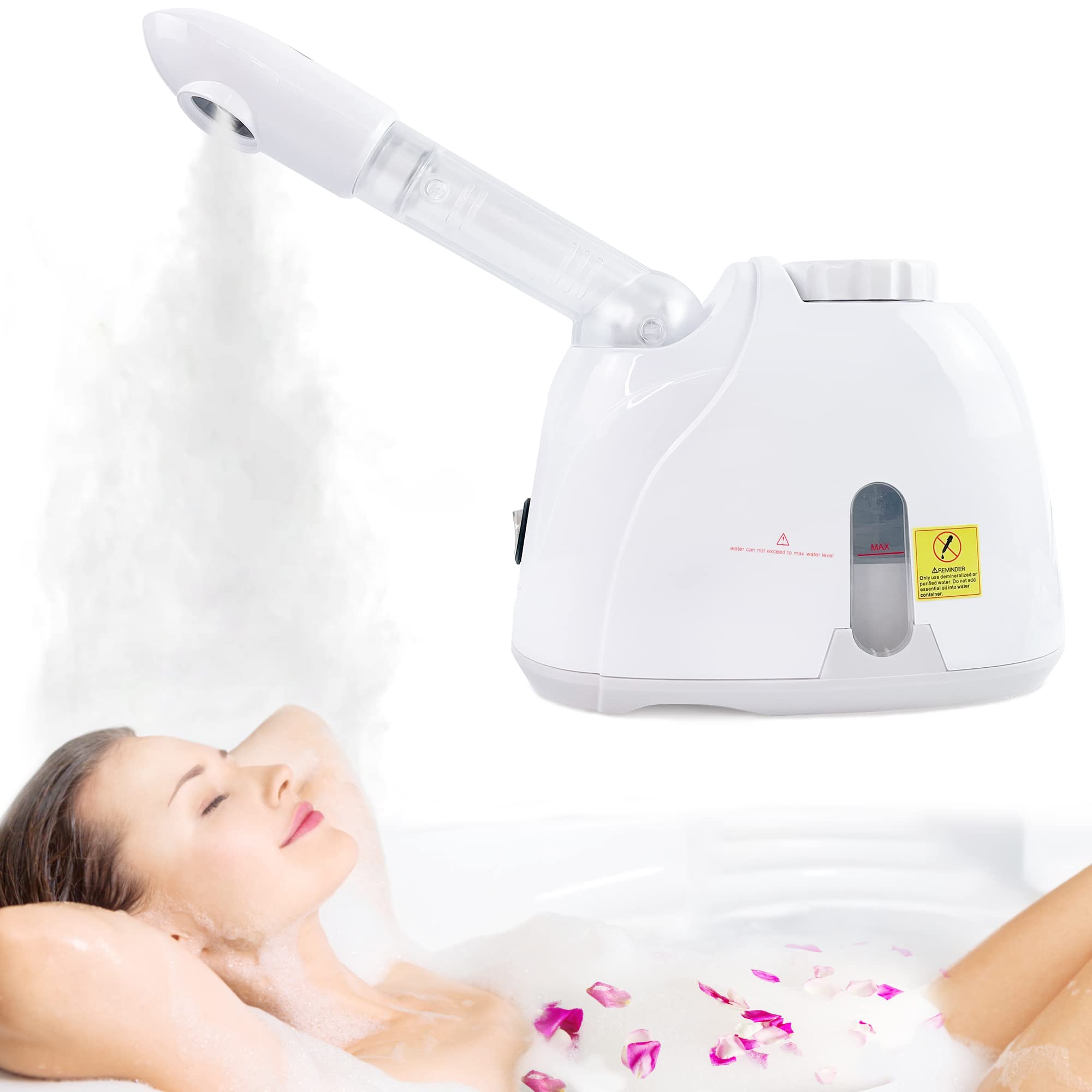 Facial Steamer and Humidifier for Home Spa Use 