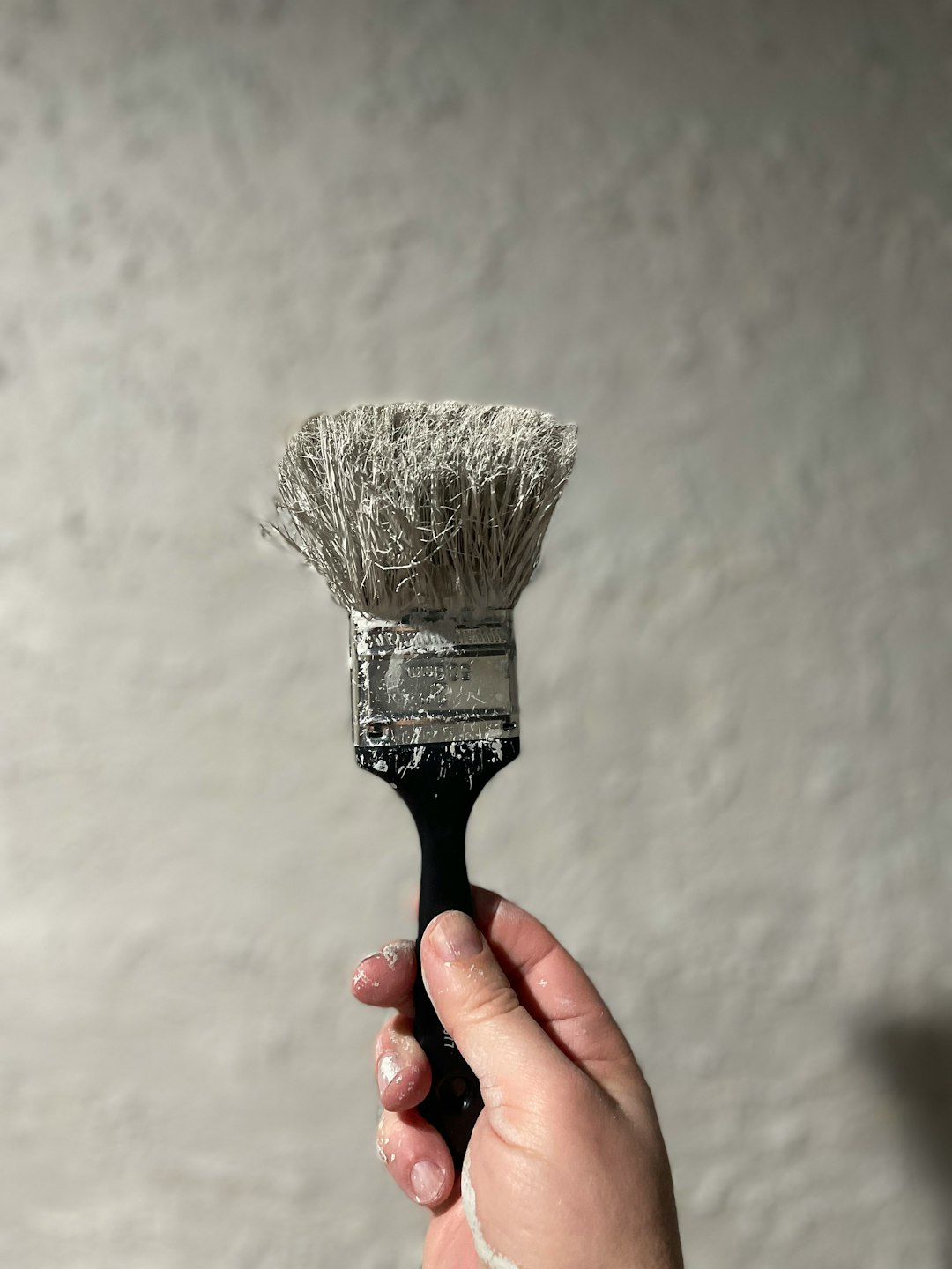 how do you clean a dry brush